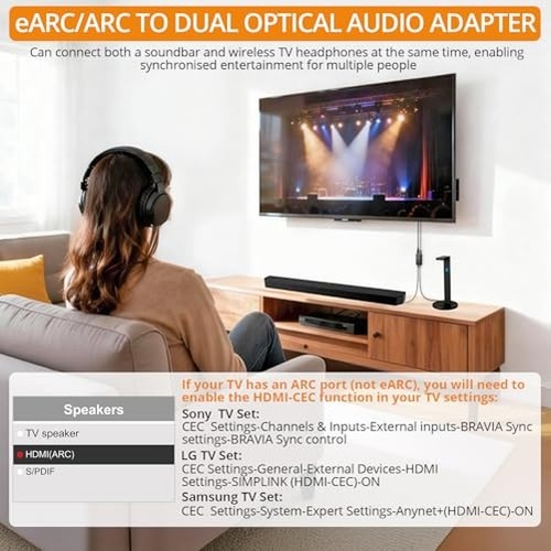 Hdmi earc arc dual - earc/arc, to