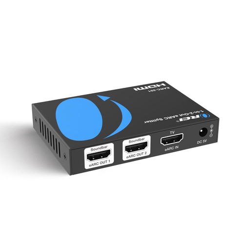 Earc audio splitter 2 out - audio,
